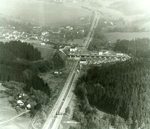 Autobahn-Grenzübergang Rudolphstein 1980