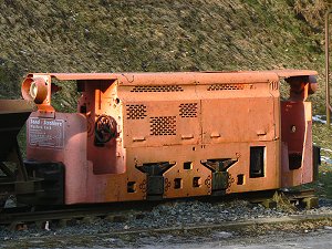 Lokomotive einer Grubenbahn