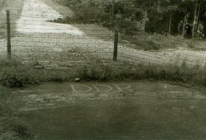 Die unterbrochene Straße Neugattendorf - Gassenreuth (Hof - Oelsnitz) 1960