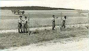Stacheldrahtzaun 1958