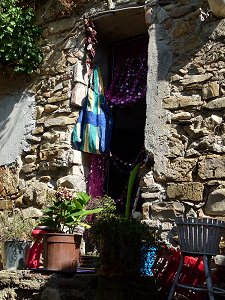 Hauseingang in  Bussana Vecchia