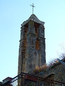 Kirchturm in Bussana Vecchia