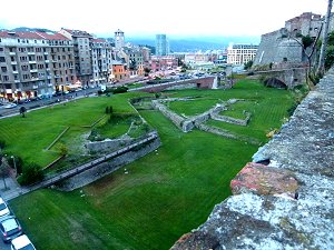 Savona von der Festung aus gesehen