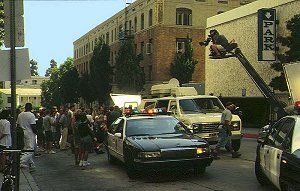 Filmaufnahmen in Hollywood