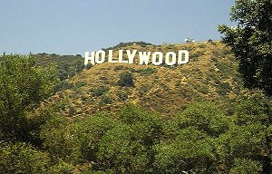Schriftzug Hollywood