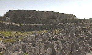 Keltische Festung Dunn Angles in Irland
