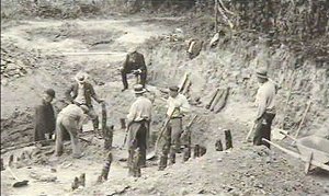 Ausgrabungen bei La Tene