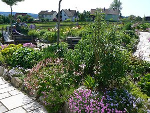 Der Resl-Garten in Konnersreuth