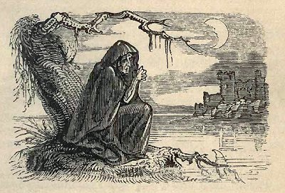 Banshee, die Geisterfrau aus dem Feenreich, auch ein Todesbote