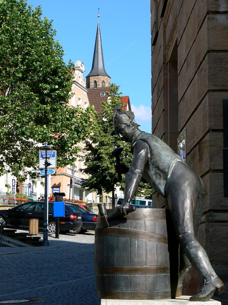 Büttner-Handwerk: Denkmal in Kulmbach