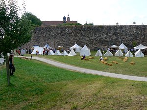 Heerlager bei der Plassenburg