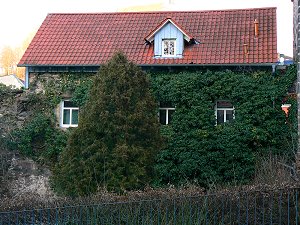 Haus an den alten Stadtbefestigungen am "Schießgraben"
