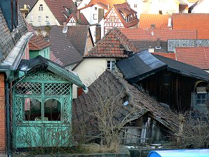 In der historischen Altstadt von Kulmbach