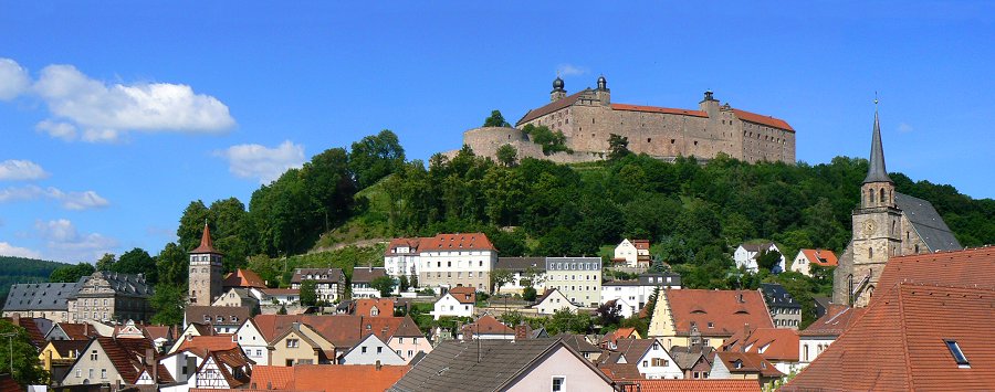 Kulmbach mit Plassenburg