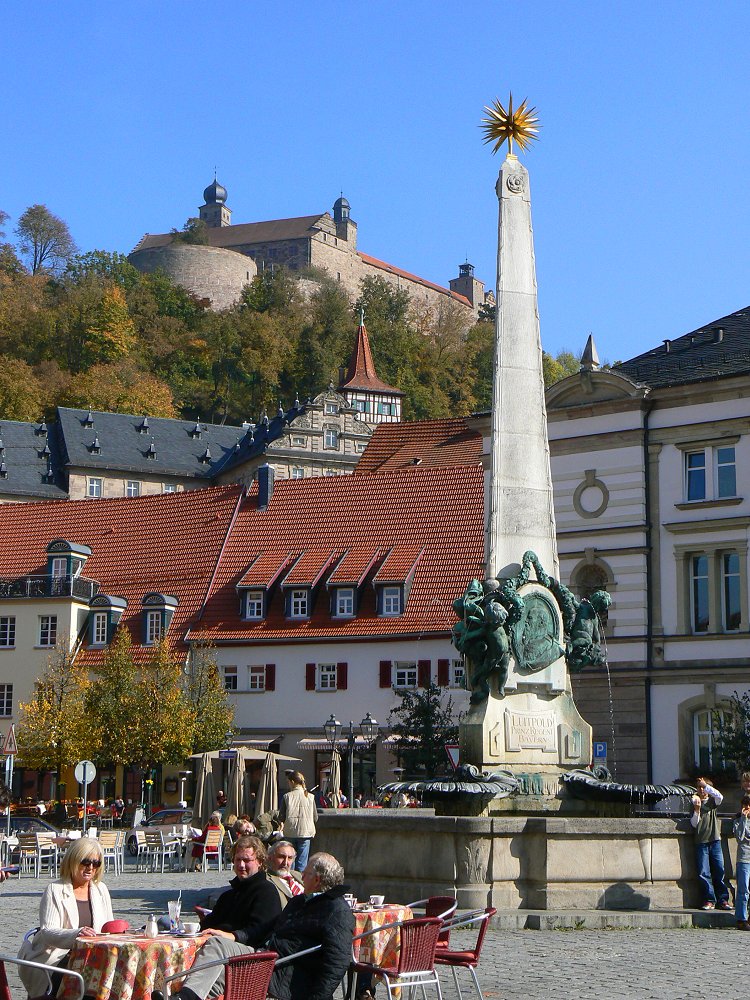 Marktplatz mit Plassenburg