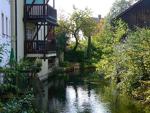 Der Mühlbach in Kulmbach