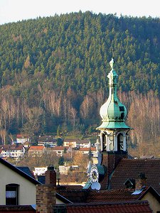 Rathaustürmchen vor dem Rehberg