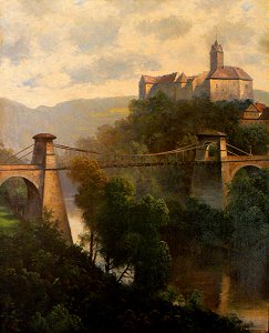 Loket - Die Kettenbrücke von 1836
