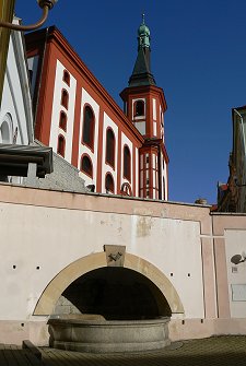 Barocke Kirche St. Wenzel in Loket (Elbogen)