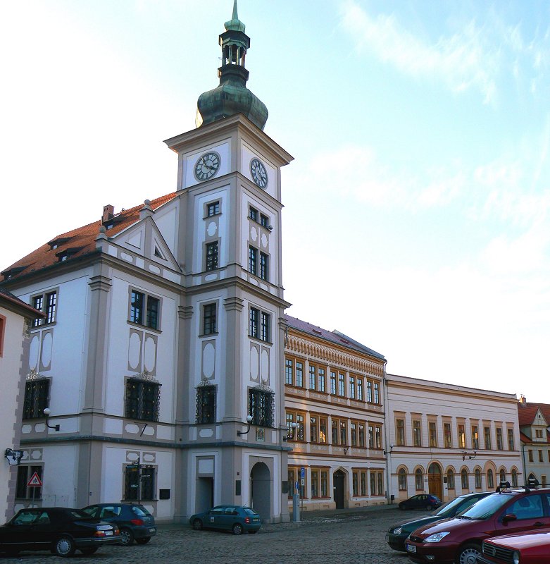 Das Rathaus von Loket (Elbogen)