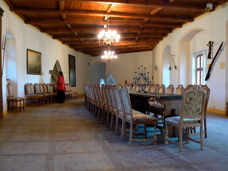Rittersaal oder Festsaal in der Burg Loket (Elbogen)