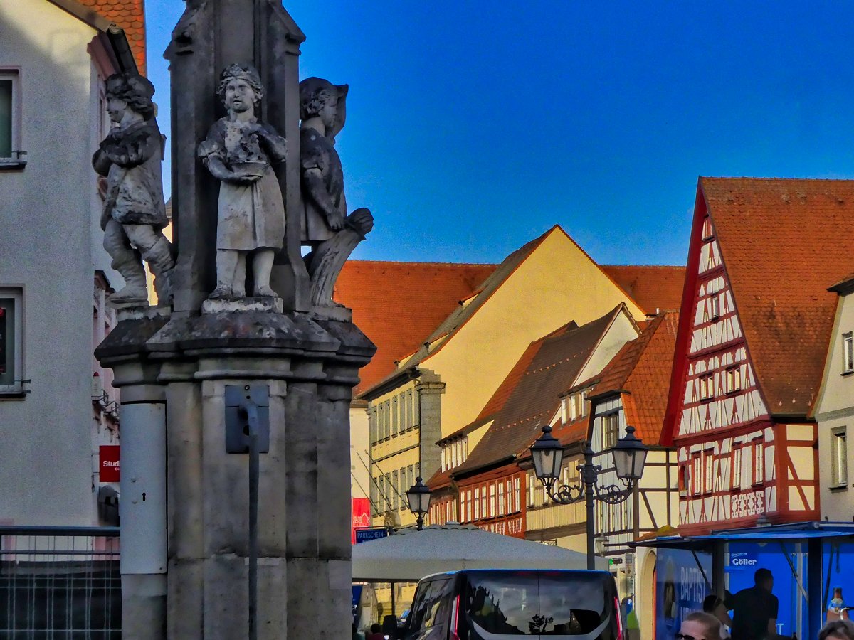 Die historische Altstadt von Haßfurt