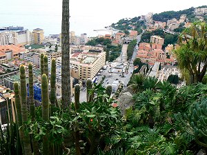 Monaco vom Exotischen Garten gesehen