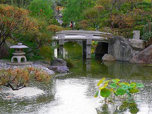 Japanischer Garten - Brücke
