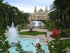 Monte Carlo - Park vor dem Spielcasino