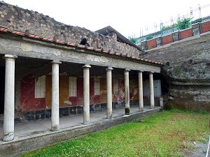 Vulkanasche-Schichten in Oplontis