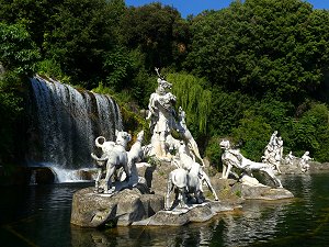 Der Actaeon-Brunnen in Caserta