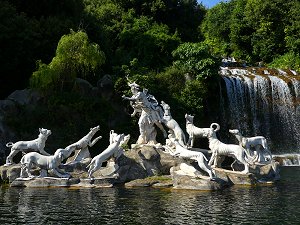 Der Aktaion-Brunnen in Caserta
