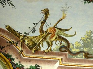 Drache als Allegorie des Bösen