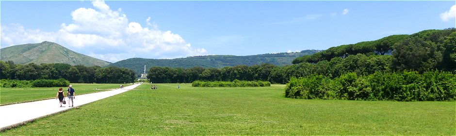 Der Schlosspark von Caserta