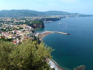 Sorrento am südlichen Golf von Neapel