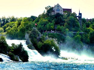 Der Rheinfall bei Schaffhausen