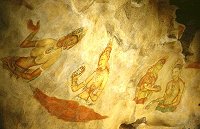 Sigiriya-Fresken: &quotWolkenmädchen"