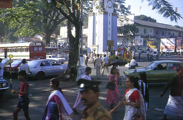 In den Straßen von Kandy