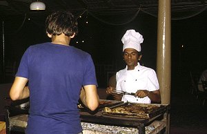 Koch im Hotel "Blue Lagoon" bei Negombo