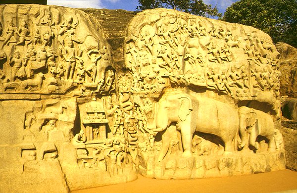 Herabkunft der Ganga (Arjuna's Buße)