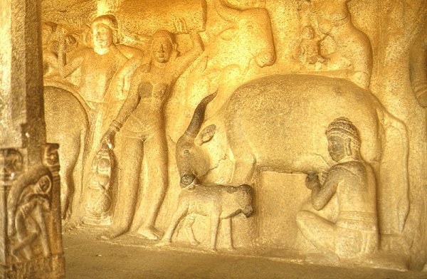 Herabkunft der Ganga (Arjuna's Buße)