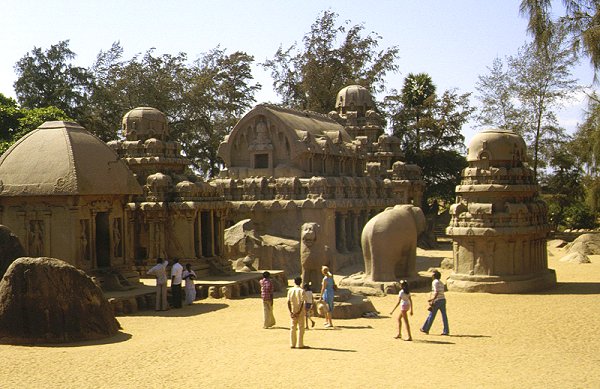Rathas bei Mamallapuram (Mahabalipuram)