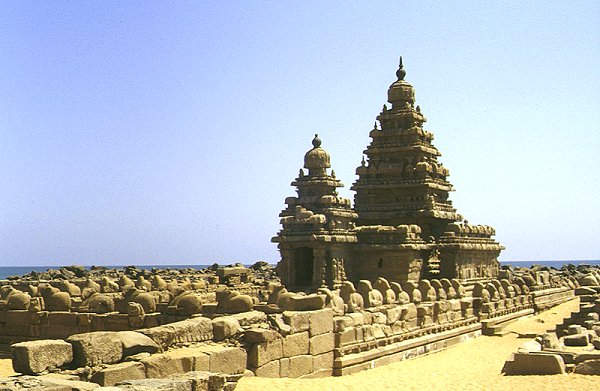 Küstentempel (Shore Temple) von Mahabalipuram (Mamallapuram)