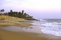 Strand auf der Landzunge vor Negombo