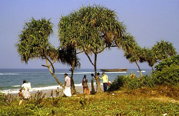 Am Strand bei Colombo