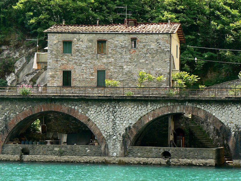 Eisenbahnbrücke bei Borgo a Mozzano