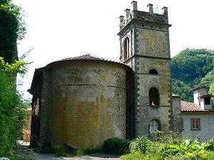 Kirche in Bagni di Lucca, Toskana