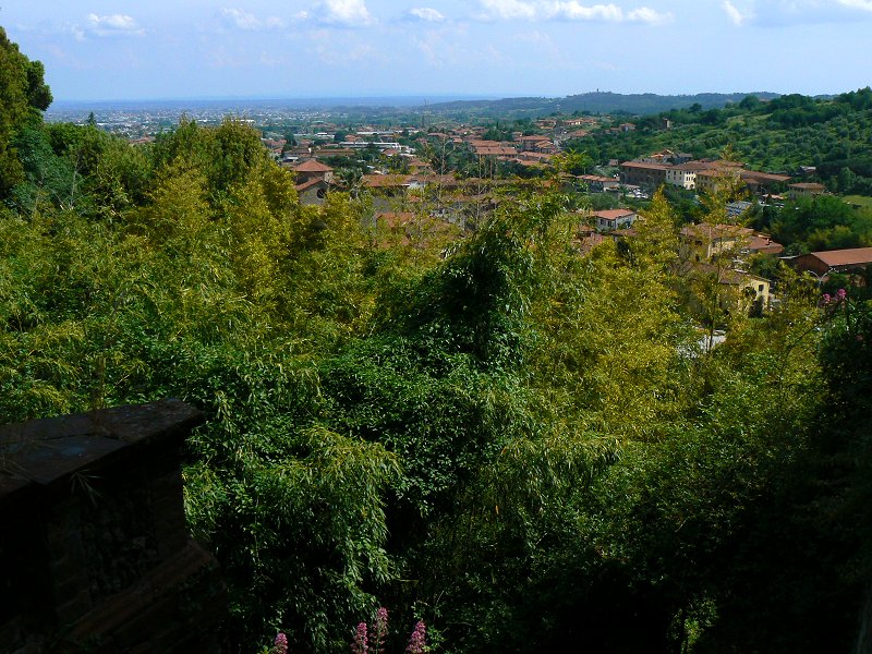 Aussicht auf die Ebene östlich von Lucca