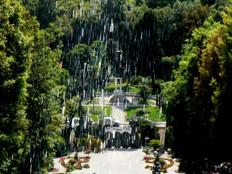 Wasserspiele im Barockgarten