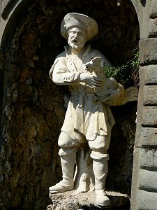Statue eines Bauern